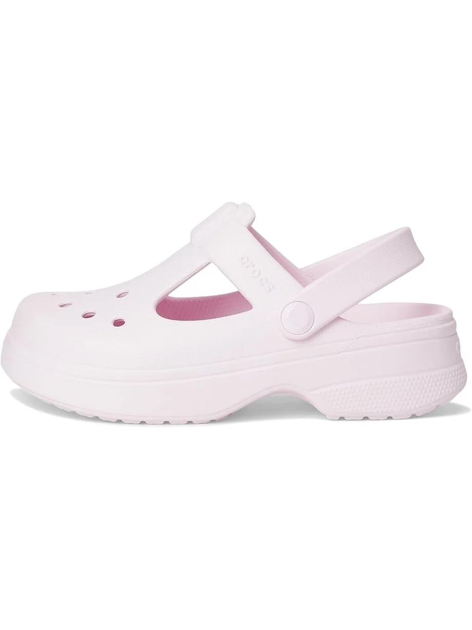 Сабо Crocs Kids Classic Mary Jane Clogs — изображение 4 из 7, розовый