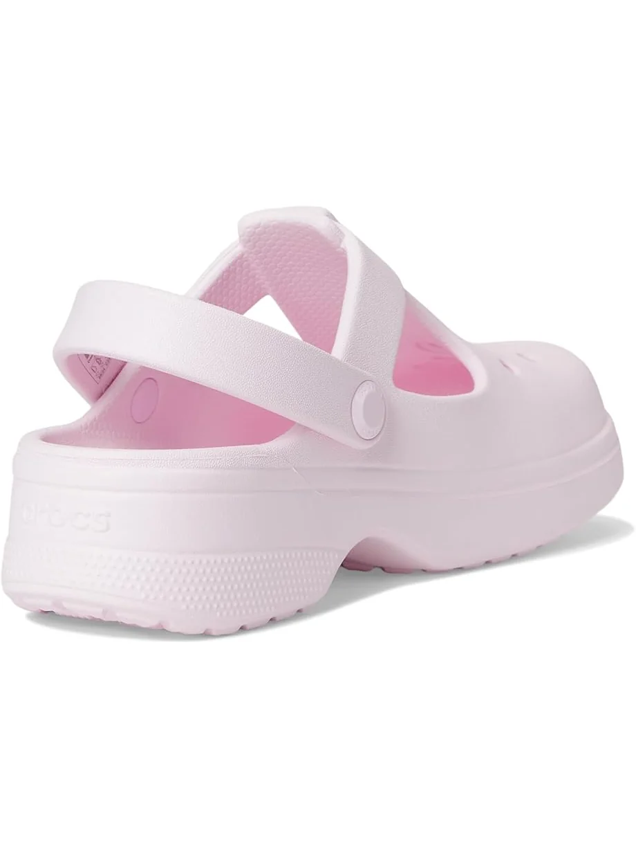 Сабо Crocs Kids Classic Mary Jane Clogs — изображение 5 из 7, розовый
