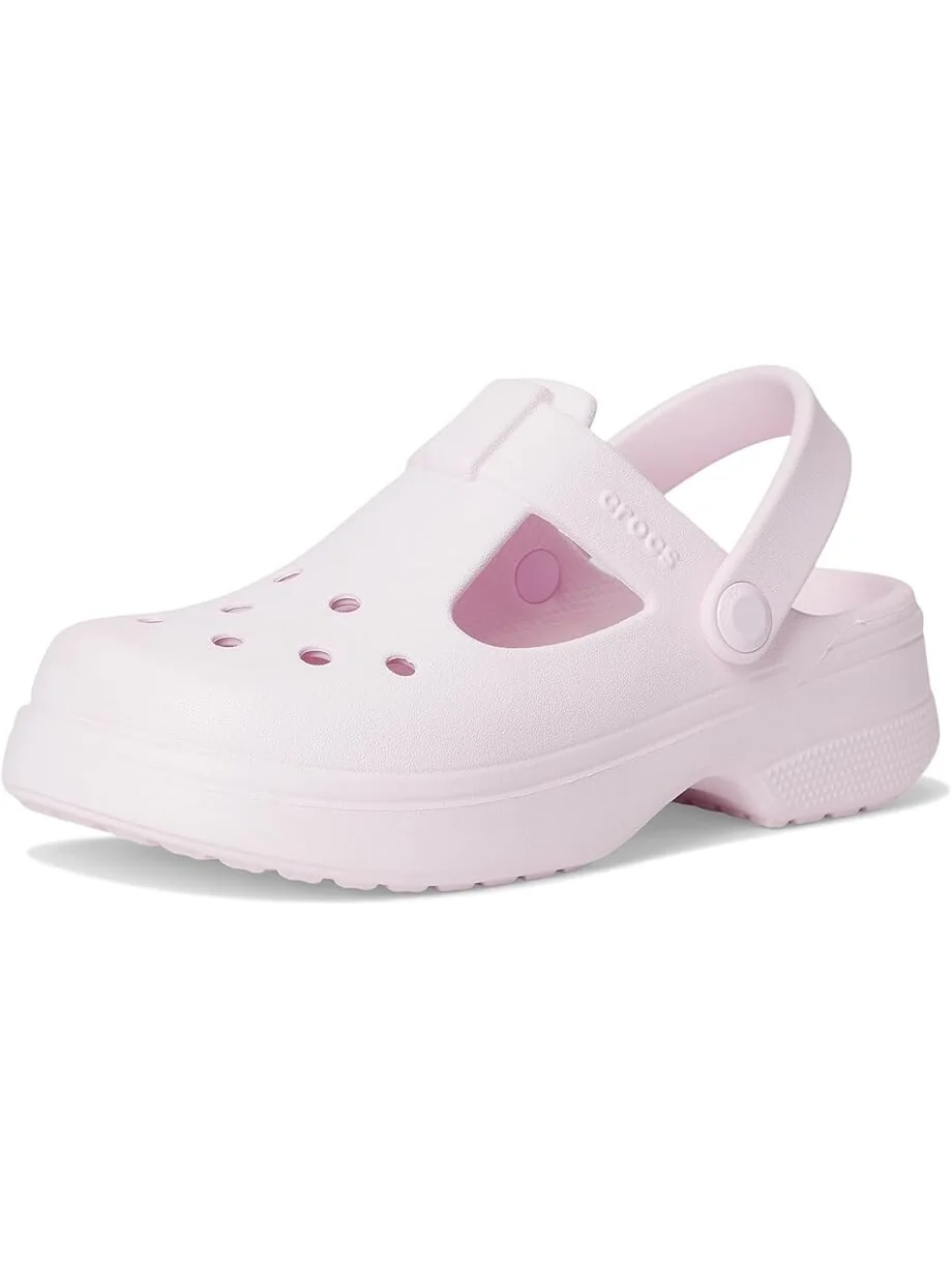 Сабо Crocs Kids Classic Mary Jane Clogs — изображение 7 из 7, розовый