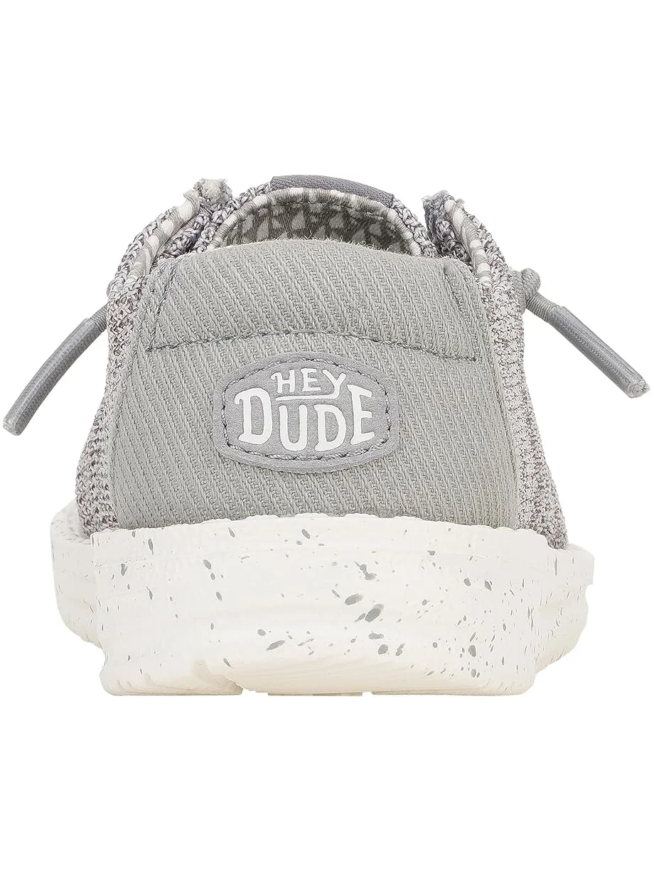 Кроссовки Hey Dude Kids Wally Stretch Sox — изображение 5 из 6, серый