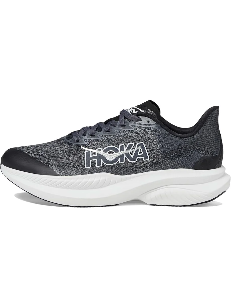 Кроссовки Hoka Kids Hoka Kids Mach 6 Sneaker(Big Kid) — изображение 4 из 6, черный/белый