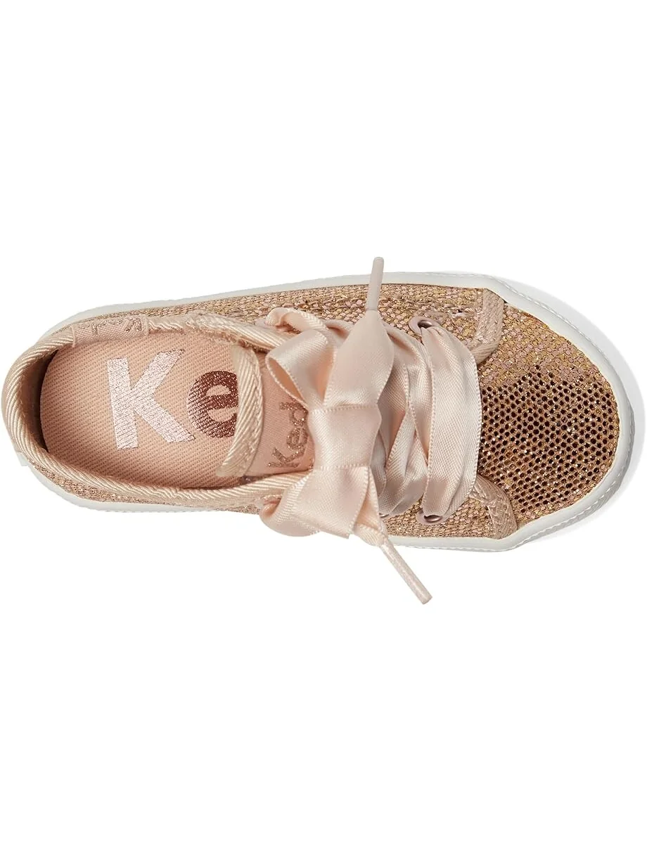 Кроссовки Keds Kids Kickstart Jr. Celebrations — изображение 2 из 6, розовый золотистый