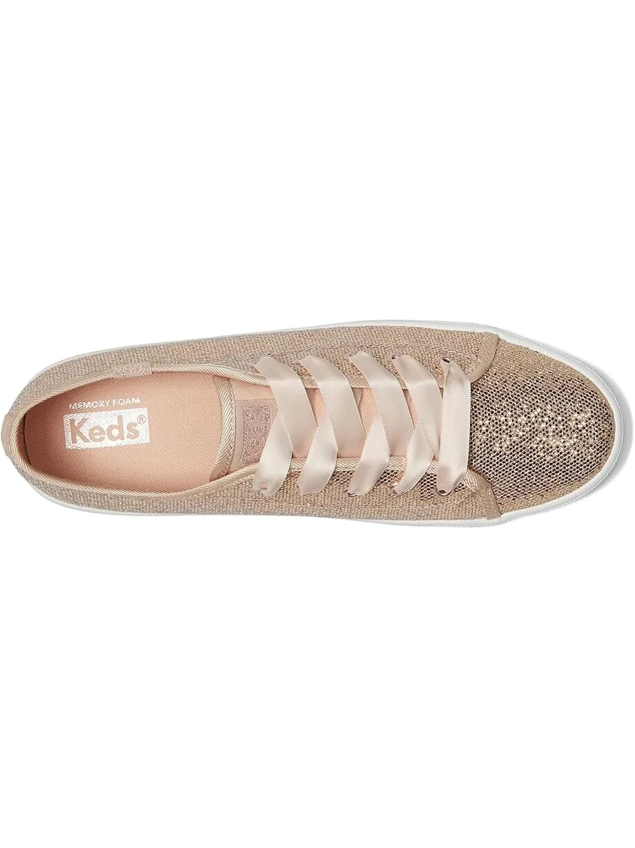 Кроссовки Keds Kids Kickstart Celebrations — изображение 2 из 6, розовый золотистый