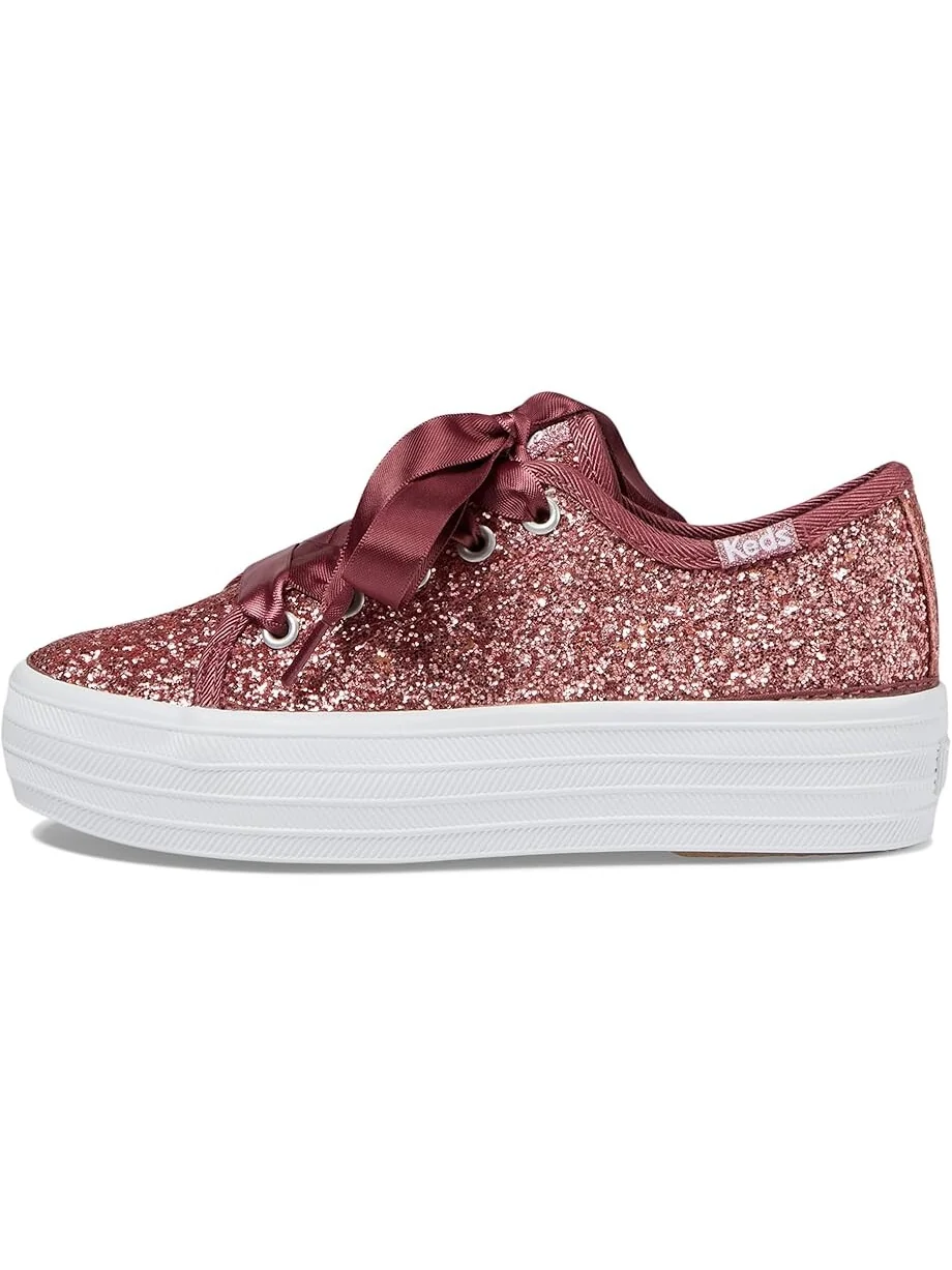 Кроссовки Keds Kids Triple UP Glitter Celebrations — изображение 4 из 6, розовый