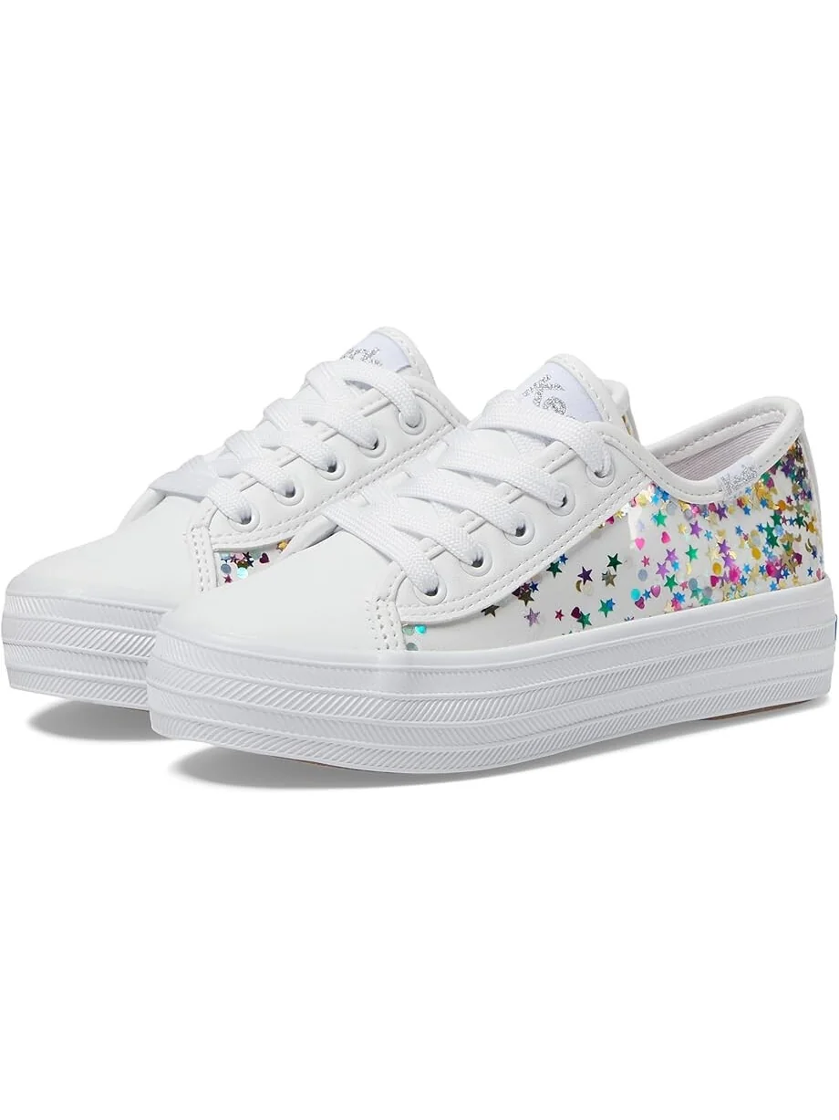 Кроссовки Keds Kids Triple UP-Glitter Under Glas — изображение 1 из 6, белый