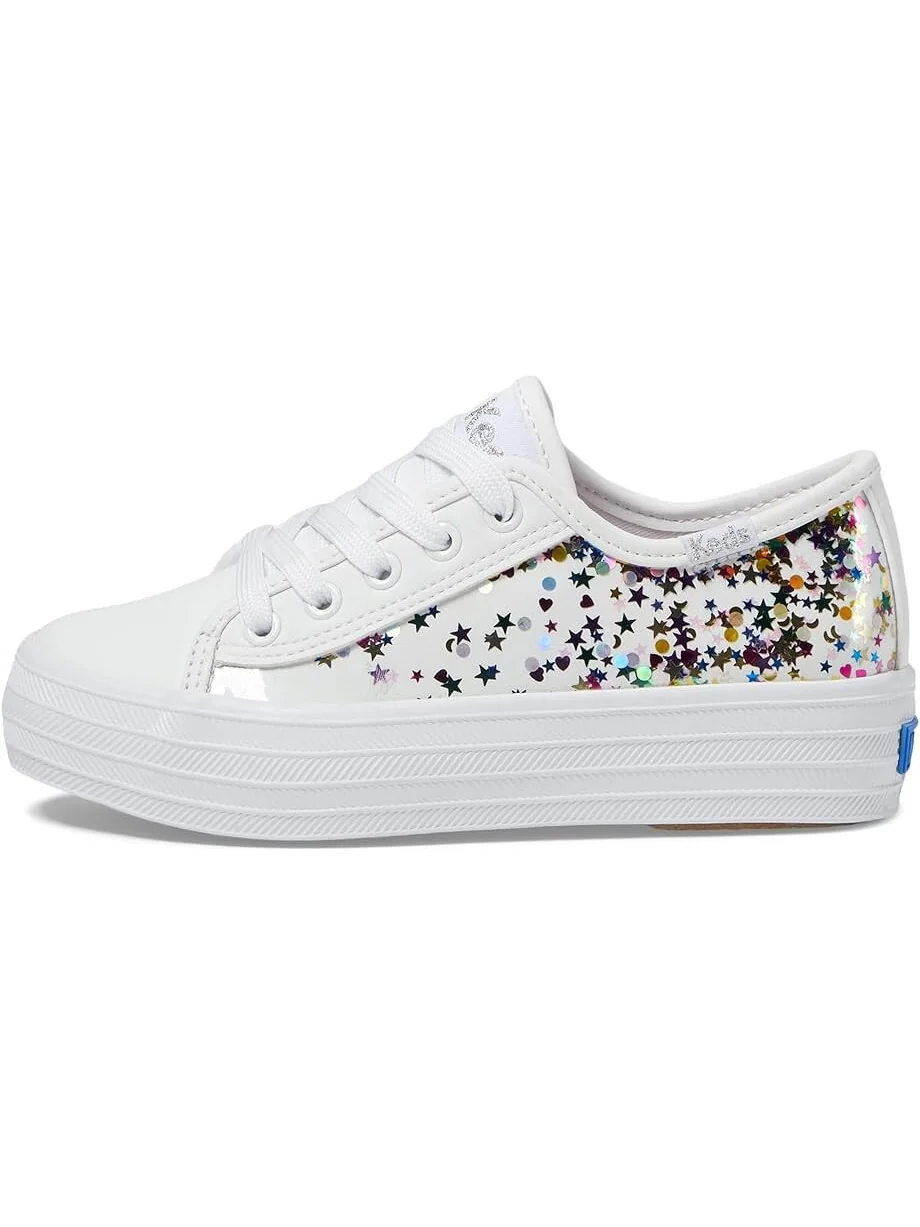 Кроссовки Keds Kids Triple UP-Glitter Under Glas — изображение 4 из 6, белый
