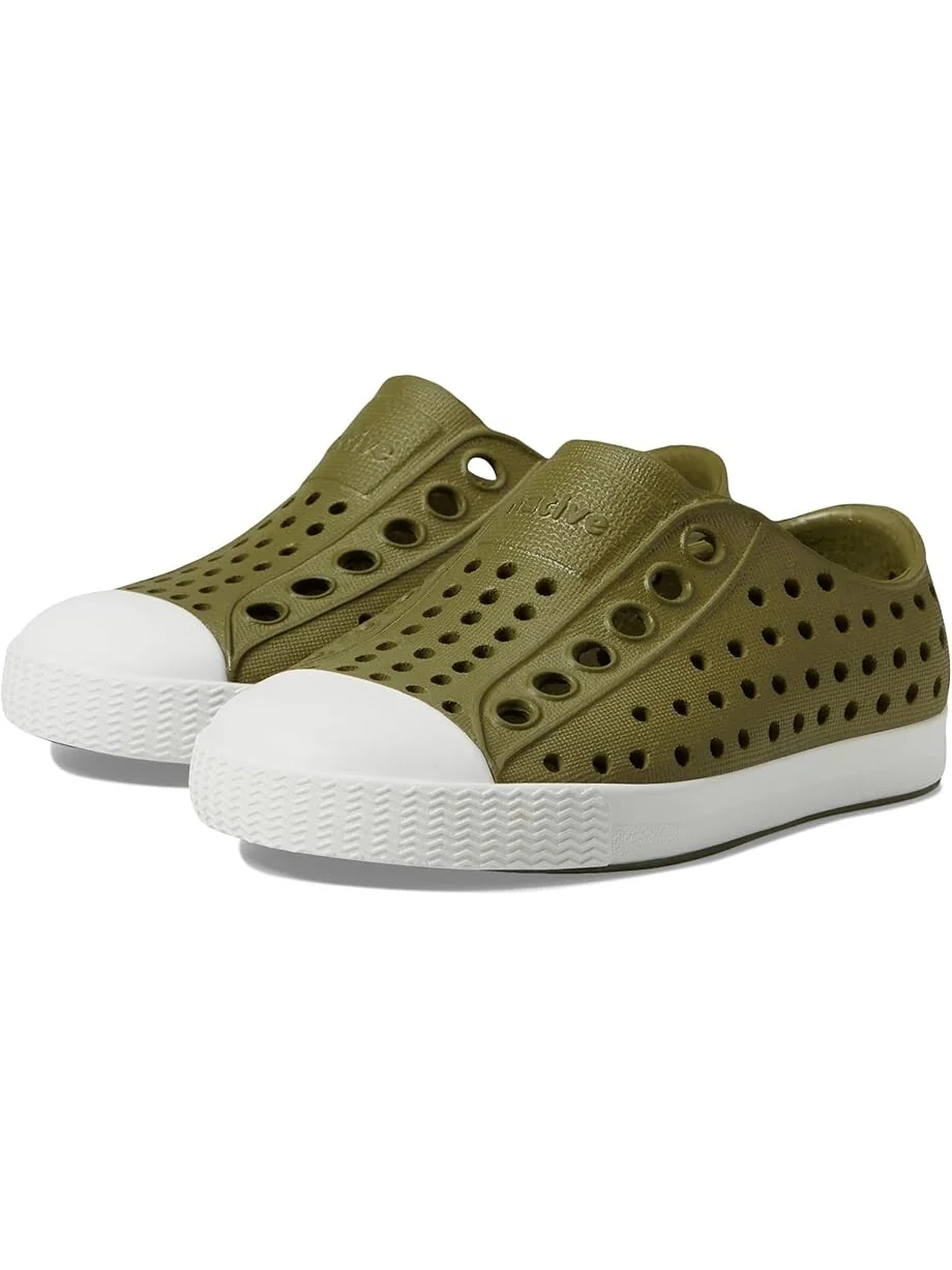 Кроссовки Native Shoes Kids Jefferson — изображение 1 из 6, зеленый/белый