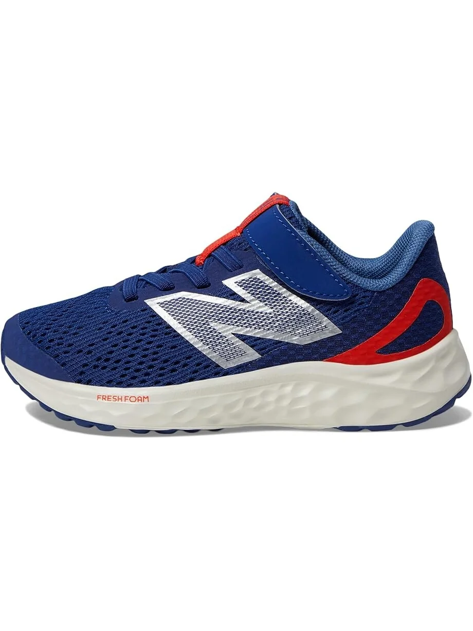 Кроссовки New Balance Kids Fresh Foam Arishi v4 Bungee Lace with Top Strap, цвет Inkwell/Neo Flame — изображение 4 из 6