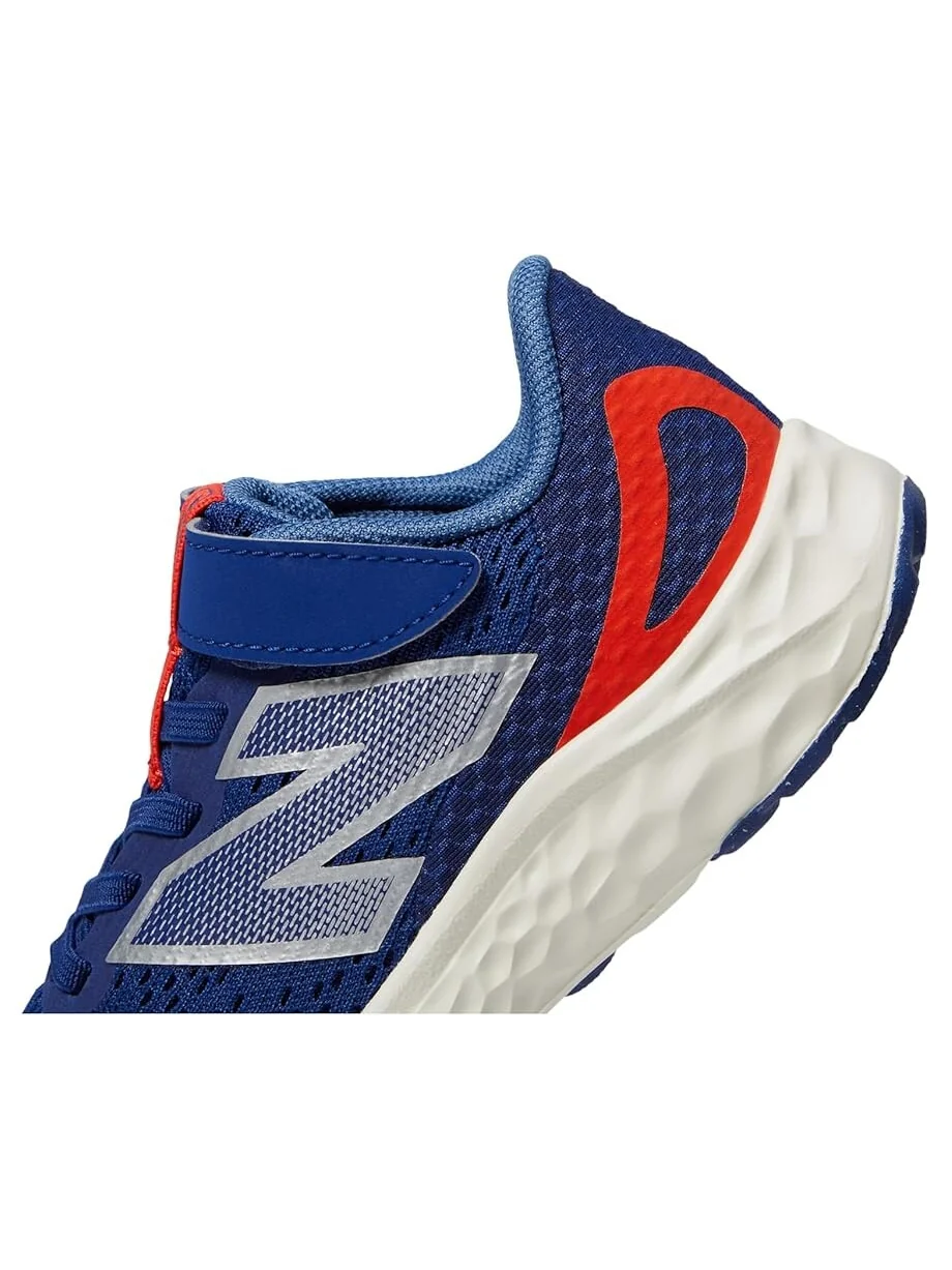 Кроссовки New Balance Kids Fresh Foam Arishi v4 Bungee Lace with Top Strap, цвет Inkwell/Neo Flame — изображение 5 из 6