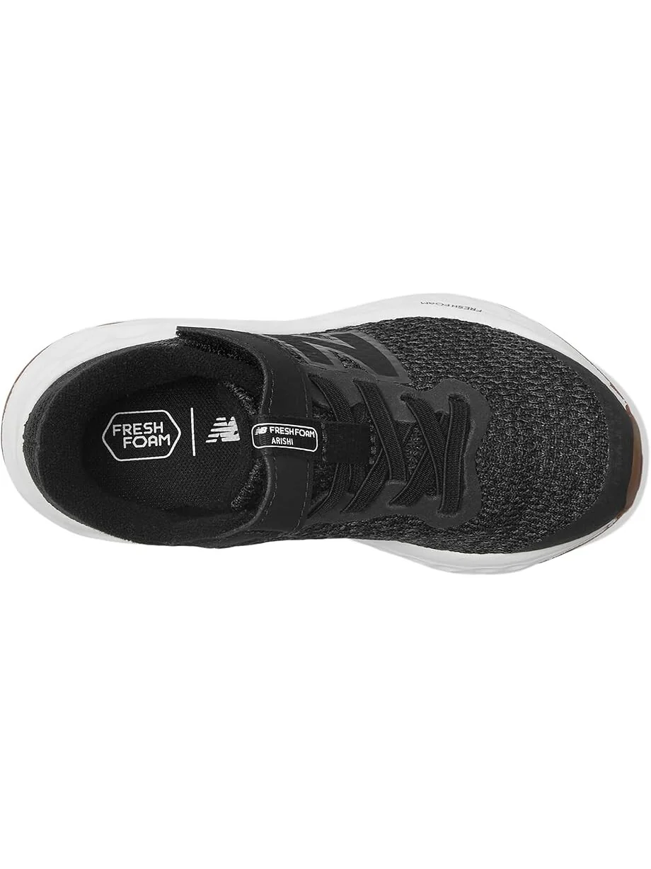 Кроссовки New Balance Kids Fresh Foam Arishi v4 Bungee Lace with Top Strap — изображение 2 из 7, черный