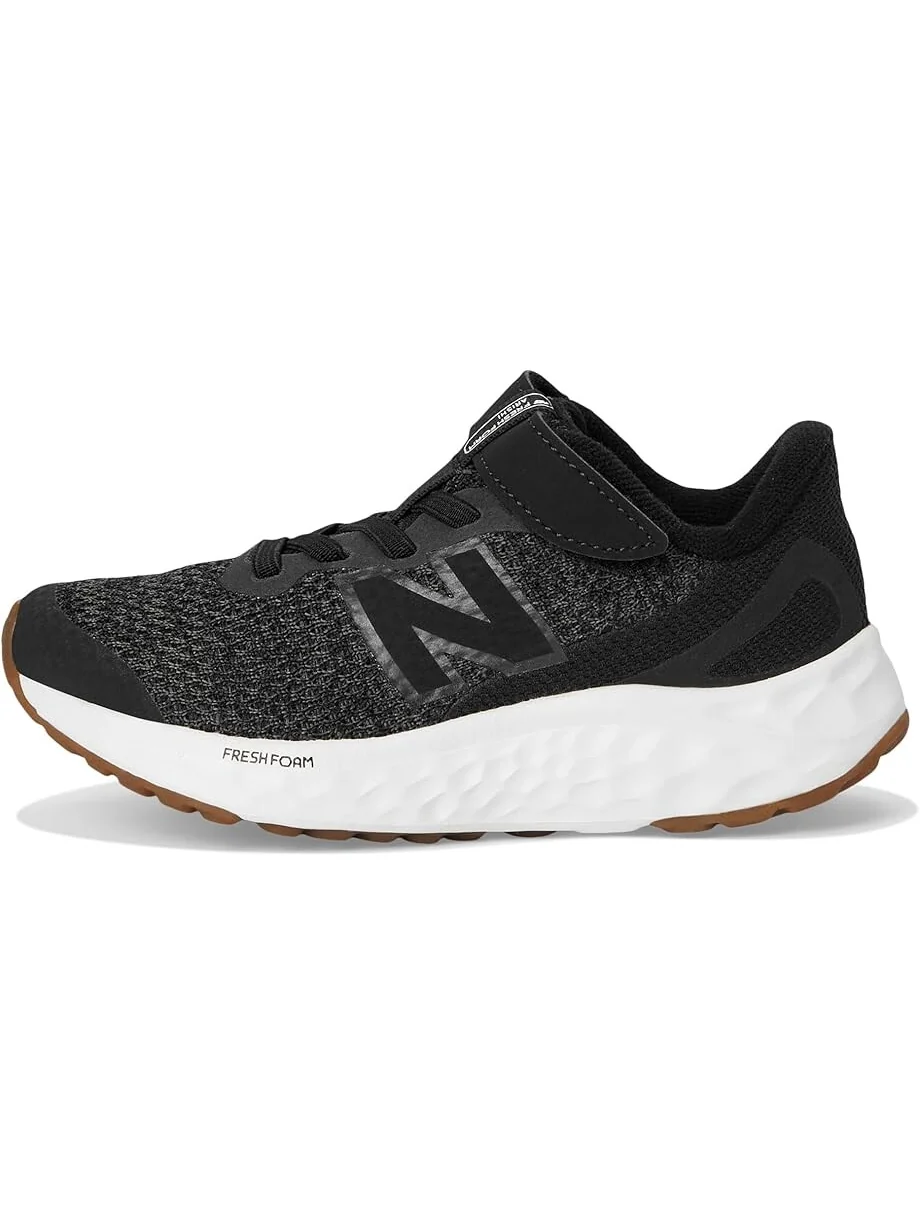Кроссовки New Balance Kids Fresh Foam Arishi v4 Bungee Lace with Top Strap — изображение 4 из 7, черный