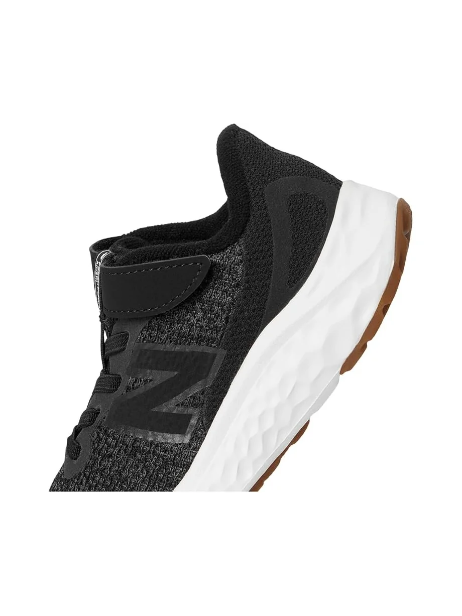 Кроссовки New Balance Kids Fresh Foam Arishi v4 Bungee Lace with Top Strap — изображение 6 из 7, черный