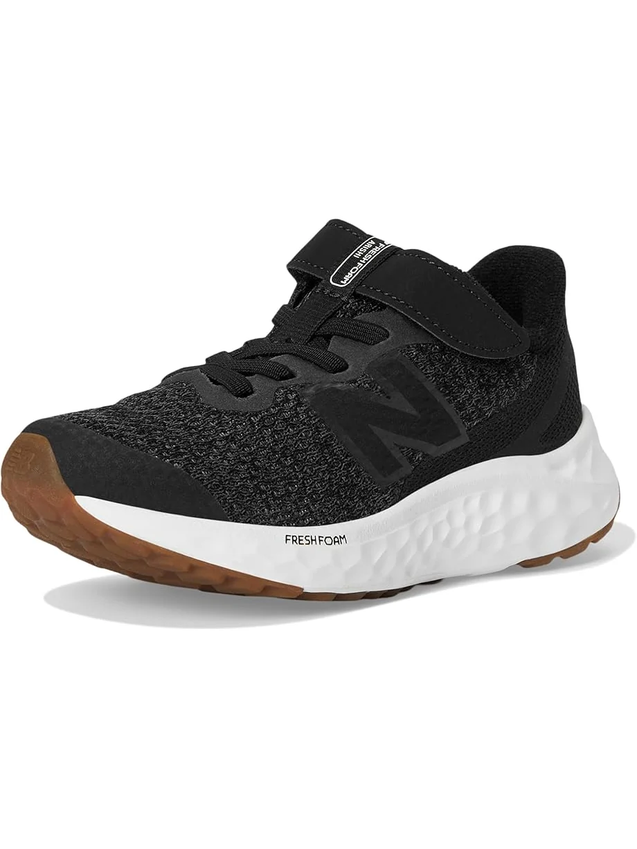 Кроссовки New Balance Kids Fresh Foam Arishi v4 Bungee Lace with Top Strap — изображение 7 из 7, черный