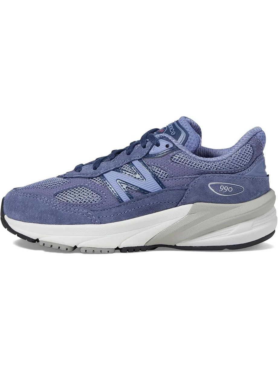 Кроссовки New Balance Kids 990V6 — изображение 4 из 6, фиолетовый/темно-синий