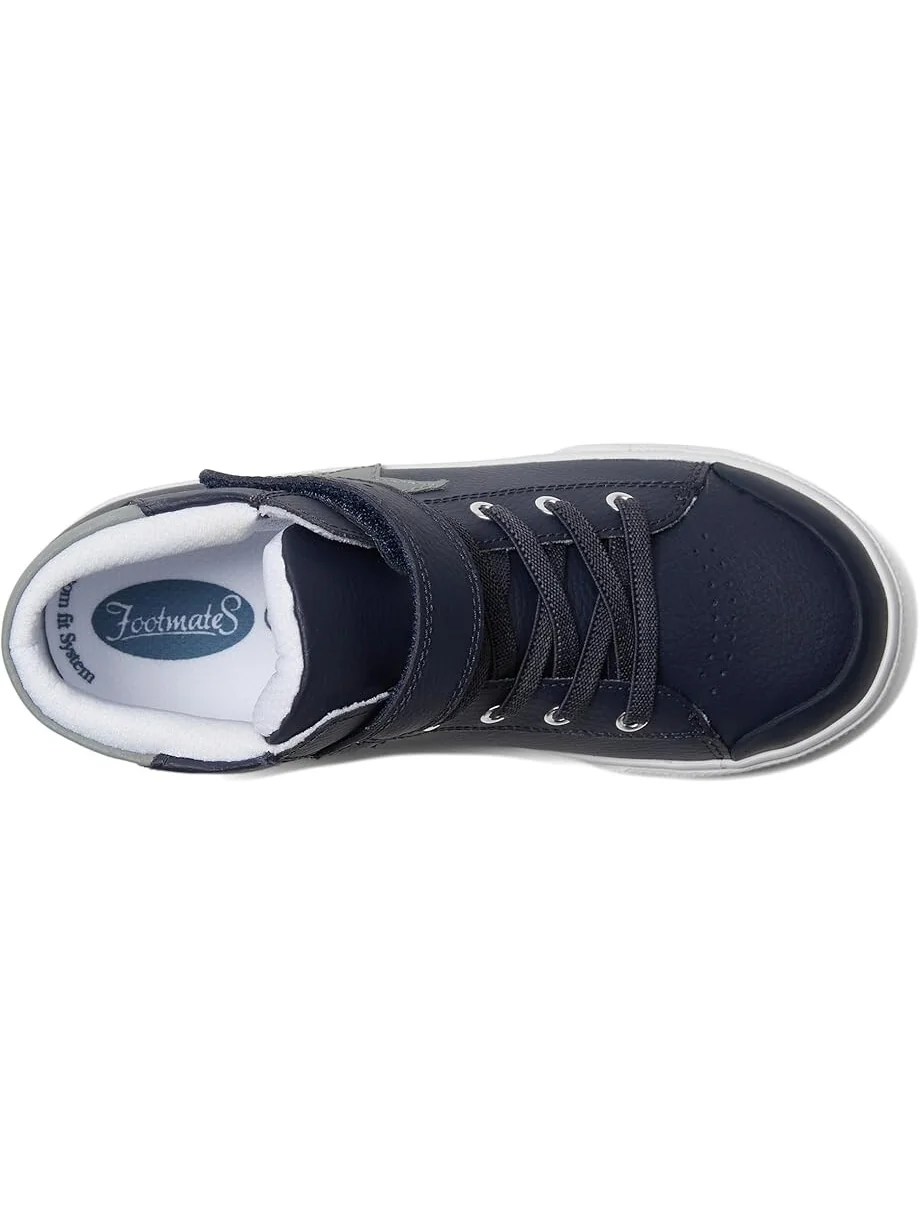 Кроссовки FootMates Riley-Leather — изображение 2 из 6, темно-синий/серый