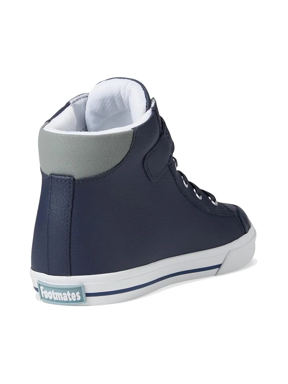 Кроссовки FootMates Riley-Leather — изображение 5 из 6, темно-синий/серый