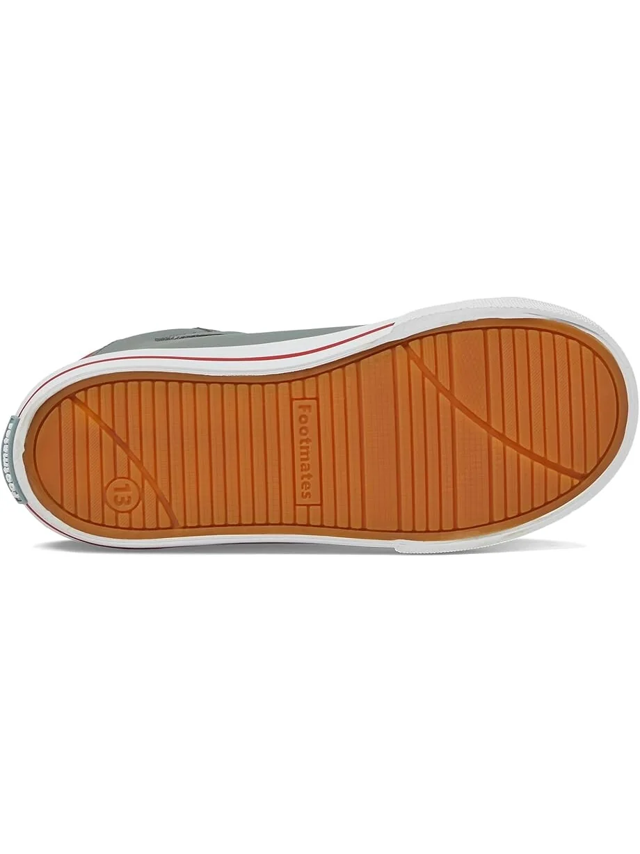 Кроссовки FootMates Riley-Leather — изображение 3 из 6, серый/красный