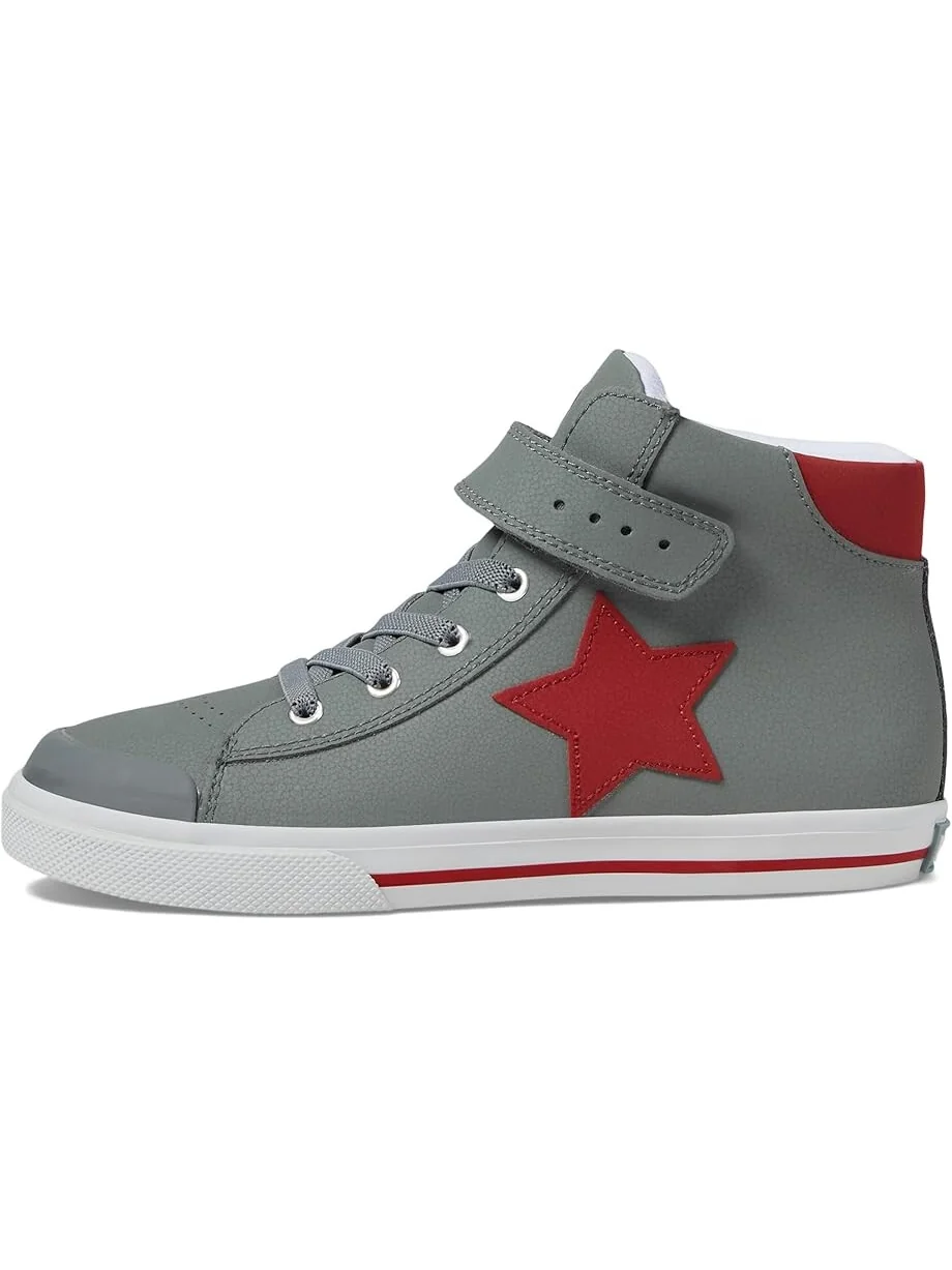 Кроссовки FootMates Riley-Leather — изображение 4 из 6, серый/красный