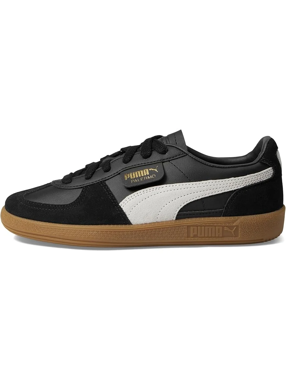 Кроссовки PUMA Kids Puma Kids Palermo Sneaker — изображение 4 из 6, черный/серый