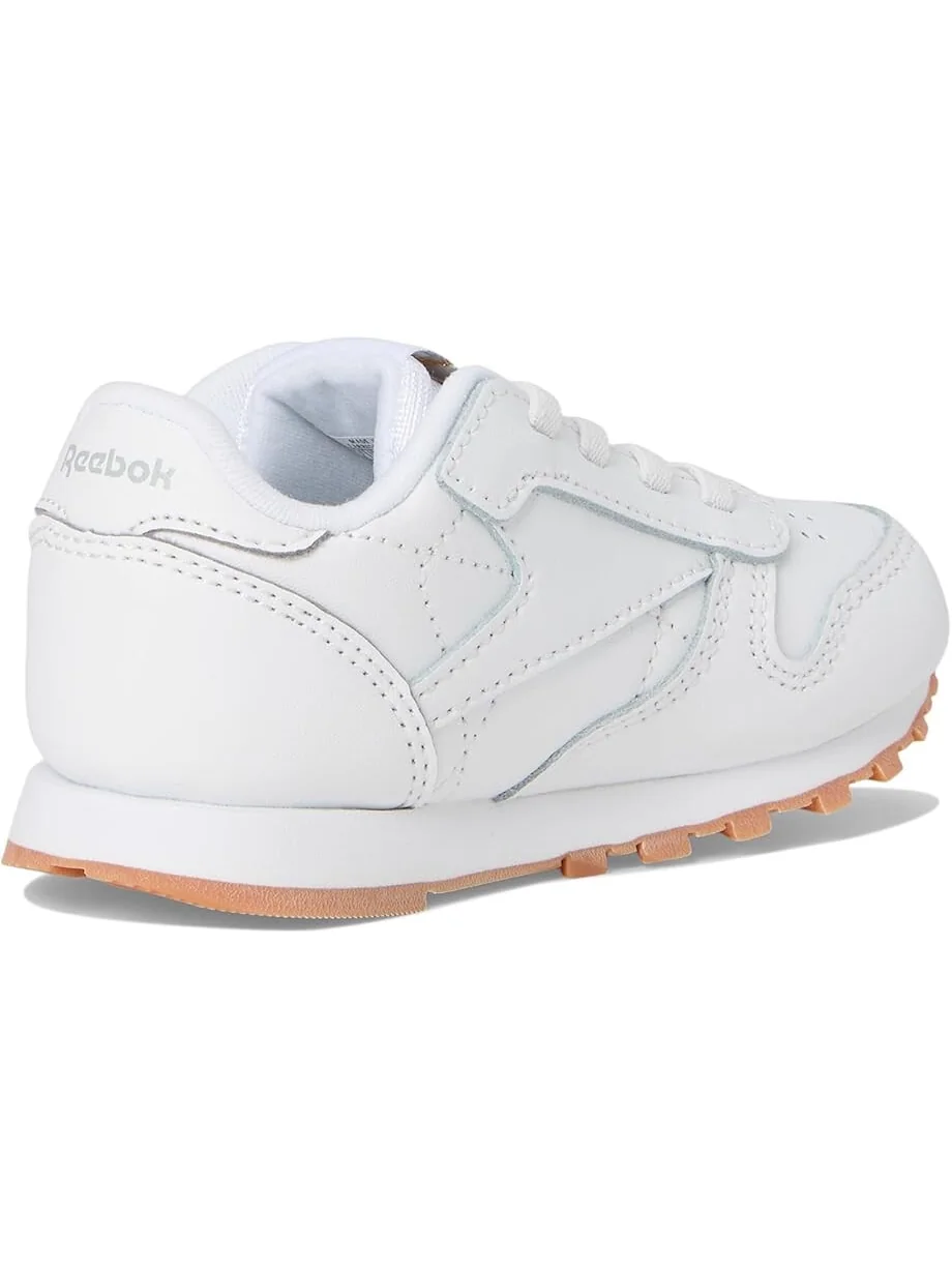 Кроссовки Reebok Kids Classic Leather — изображение 5 из 7, белый/белый