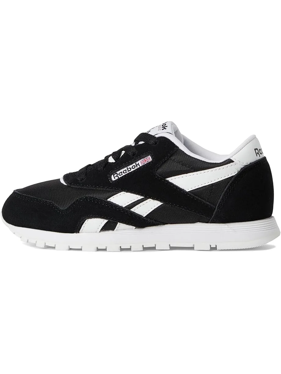 Кроссовки Reebok Kids Classic Nylon — изображение 4 из 7, черный/черный/белый