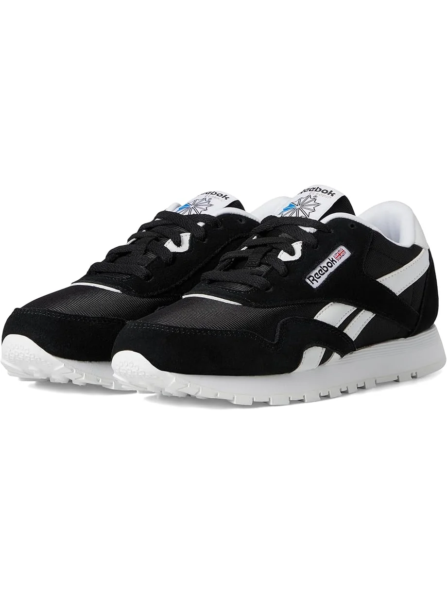 Кроссовки Reebok Kids Classic Nylon — изображение 1 из 7, черный/черный/белый