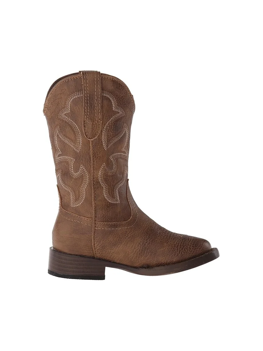 Ботинки Roper Kids Cole Square Toe Boot — изображение 6 из 7, желто-коричневый