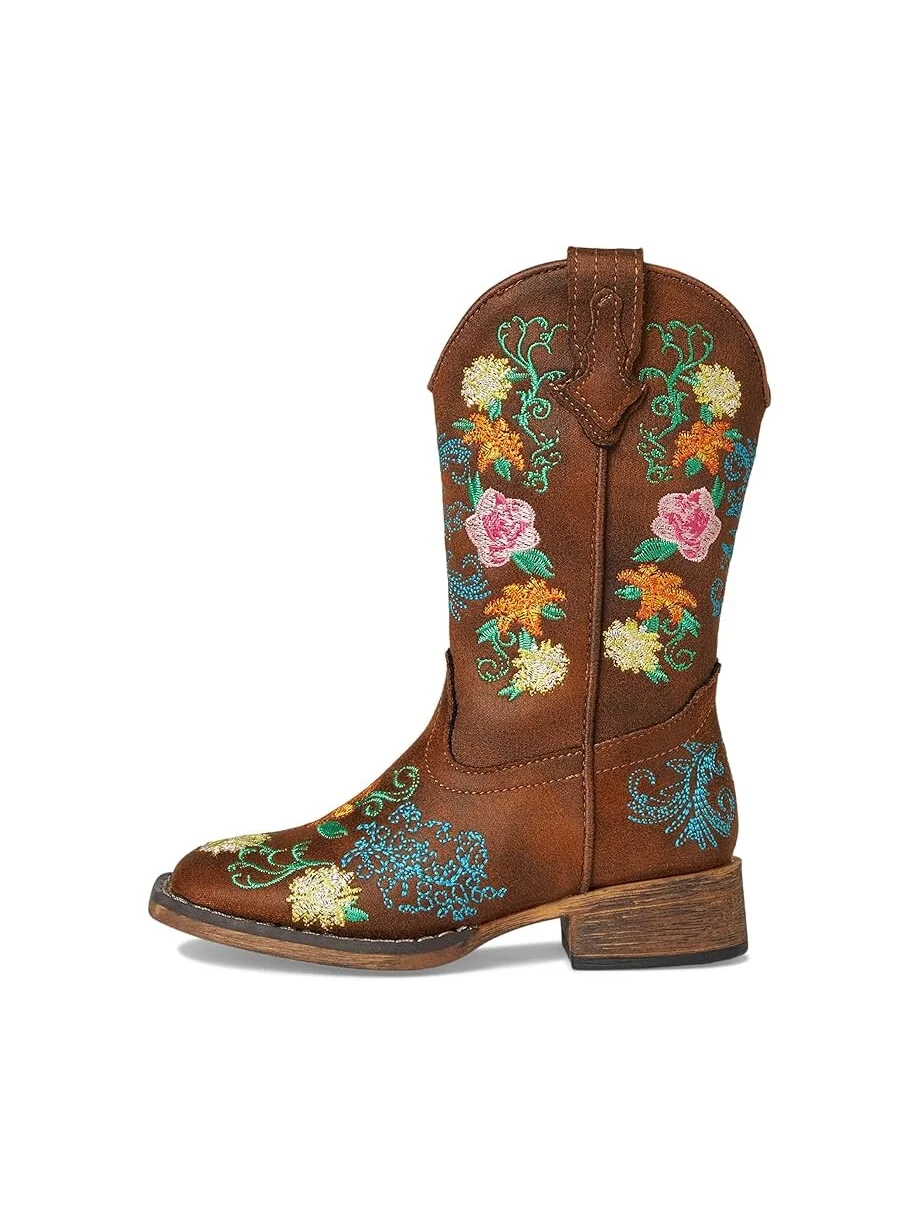 Ботинки Roper Kids Bailey Floral — изображение 4 из 7, желто-коричневый