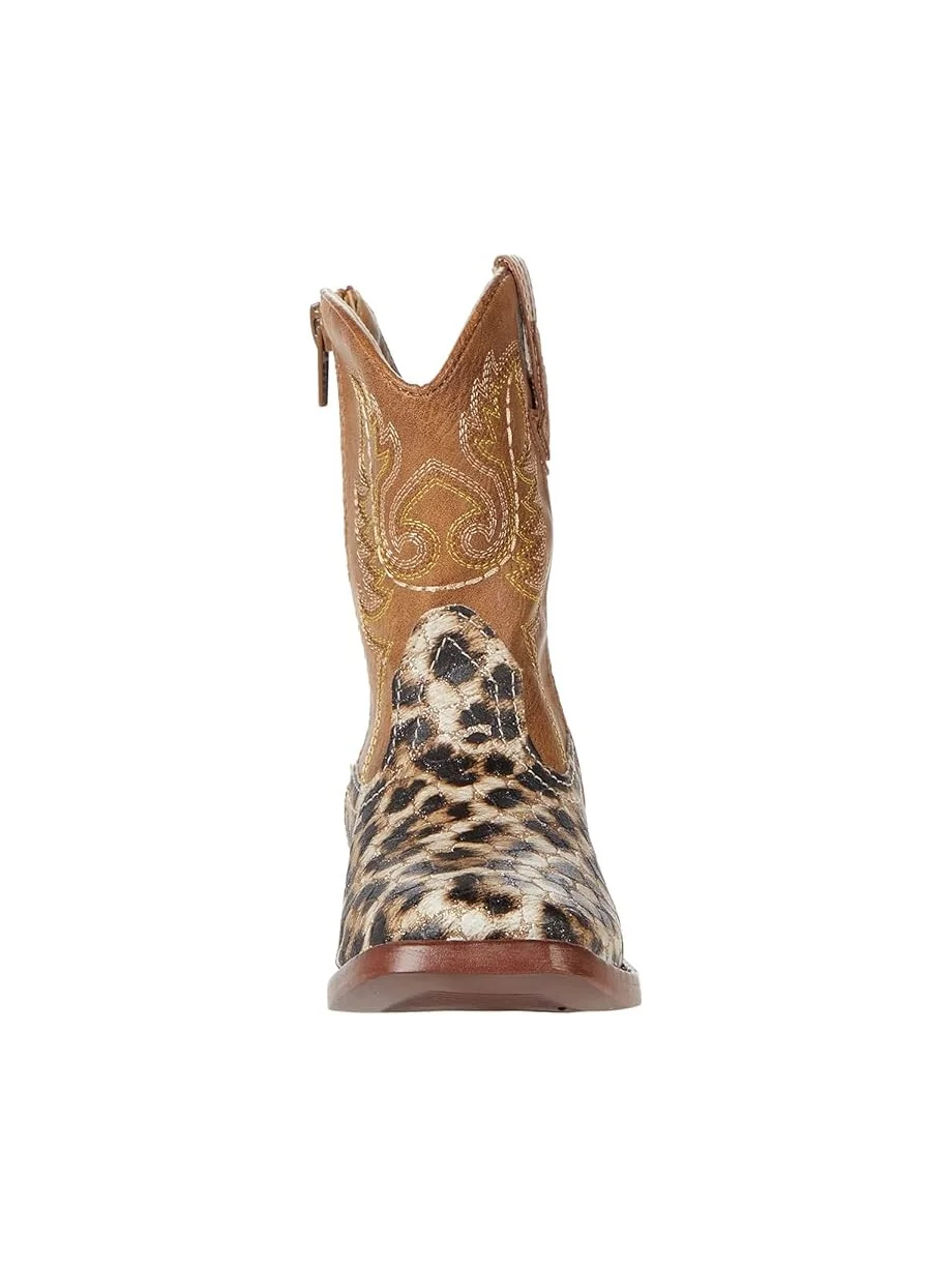 Ботинки Roper Kids Glitter Leopard — изображение 6 из 6, желто-коричневый