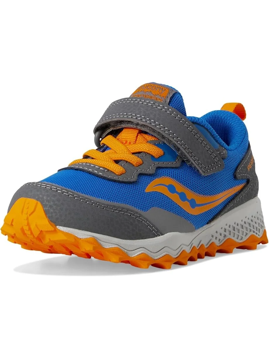 Кроссовки Saucony Kids Peregrine Shield KDZ A/C Sneakers — изображение 7 из 7, синий/оранжевый