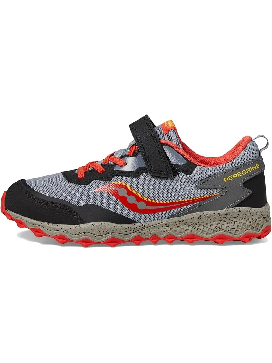 Кроссовки Saucony Kids Peregrine Shield KDZ A/C Sneakers — изображение 4 из 6, серый/красный/желтый