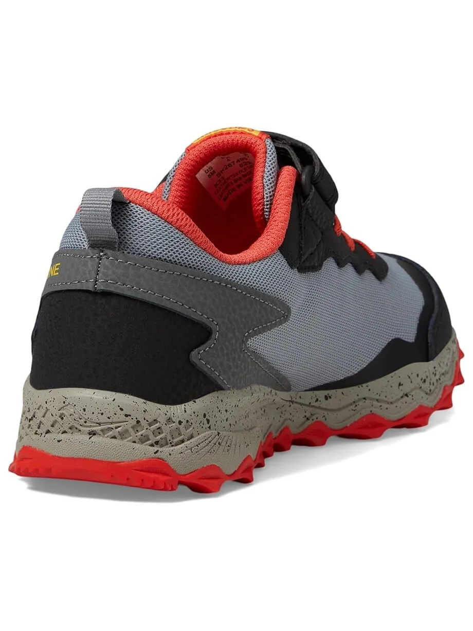 Кроссовки Saucony Kids Peregrine Shield KDZ A/C Sneakers — изображение 5 из 6, серый/красный/желтый