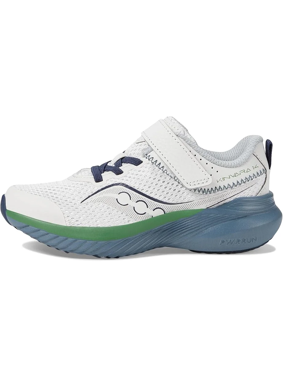 Кроссовки Saucony Kids Kinvara 14 A/C Sneakers — изображение 4 из 6, серый/синий/зеленый