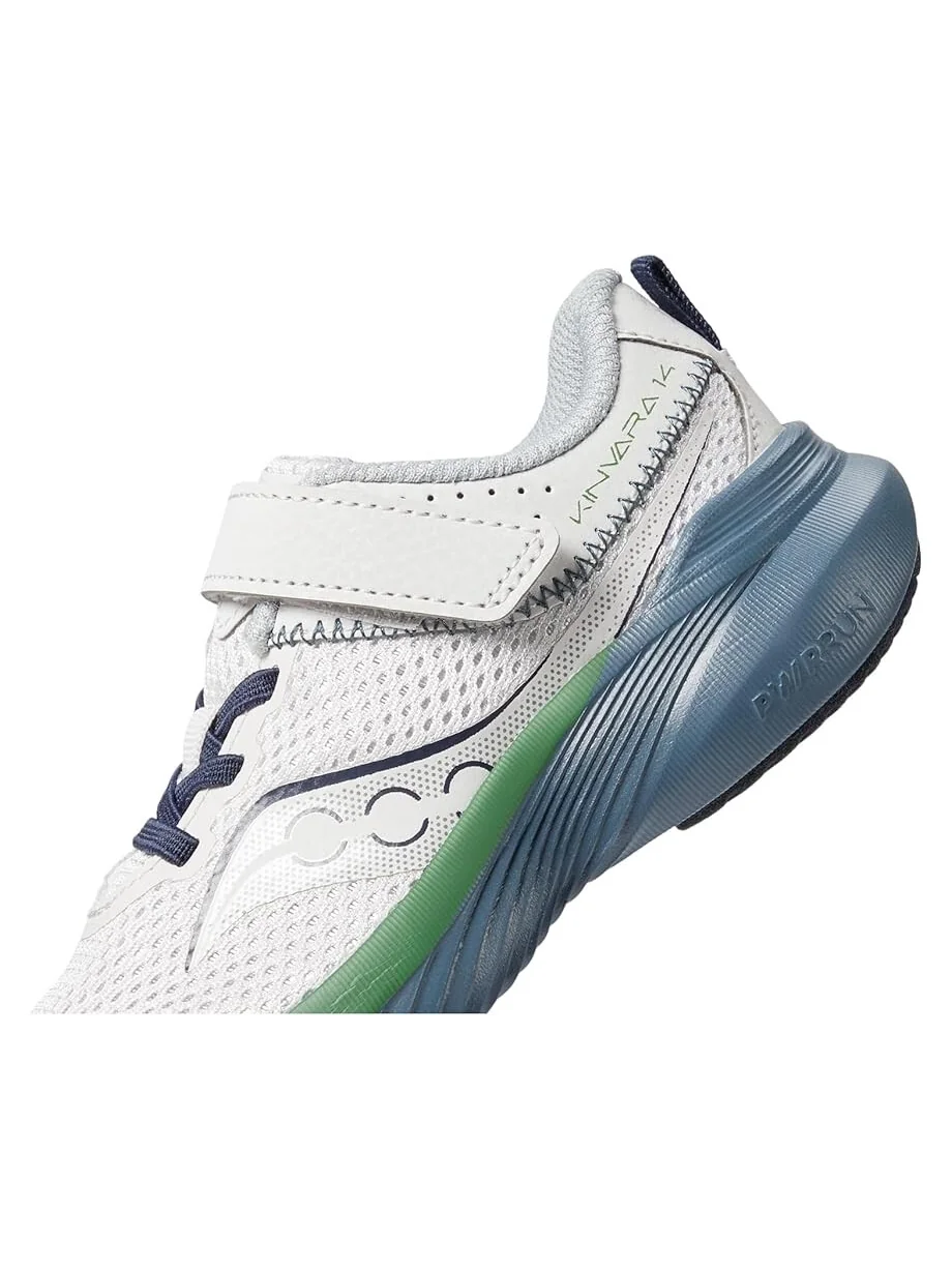 Кроссовки Saucony Kids Kinvara 14 A/C Sneakers — изображение 5 из 6, серый/синий/зеленый