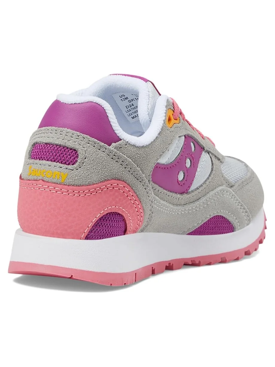 Кроссовки Saucony Kids Originals Shadow 6000 — изображение 5 из 6, серый/фиолетовый