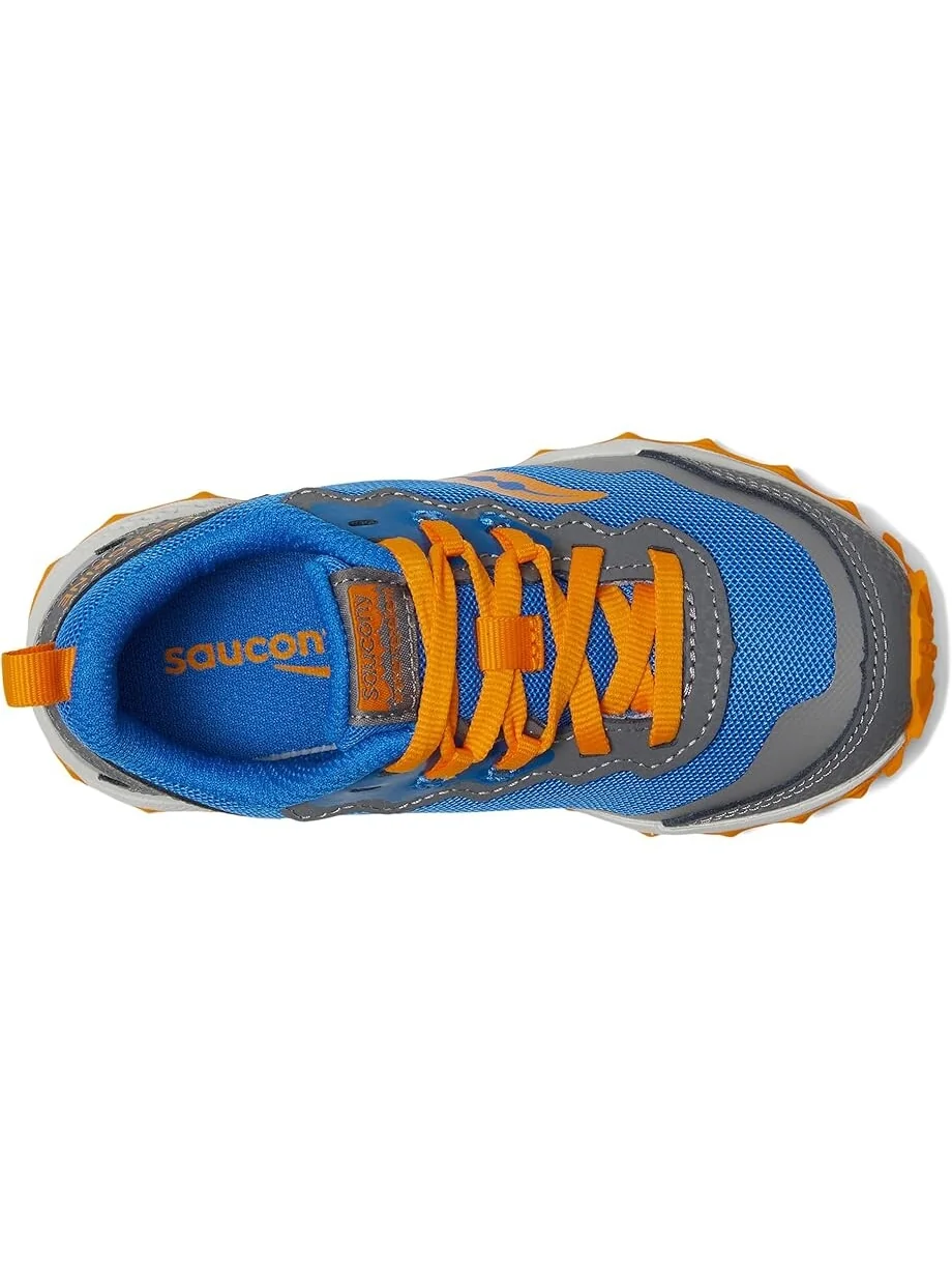 Кроссовки Saucony Kids Peregrine Shield KDZ Sneakers — изображение 2 из 7, синий/оранжевый