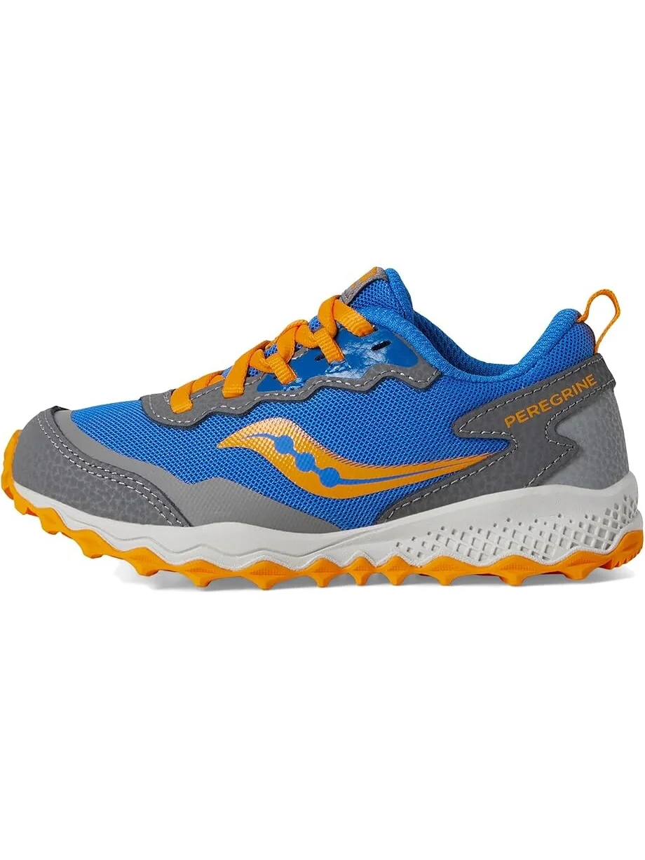 Кроссовки Saucony Kids Peregrine Shield KDZ Sneakers — изображение 4 из 7, синий/оранжевый