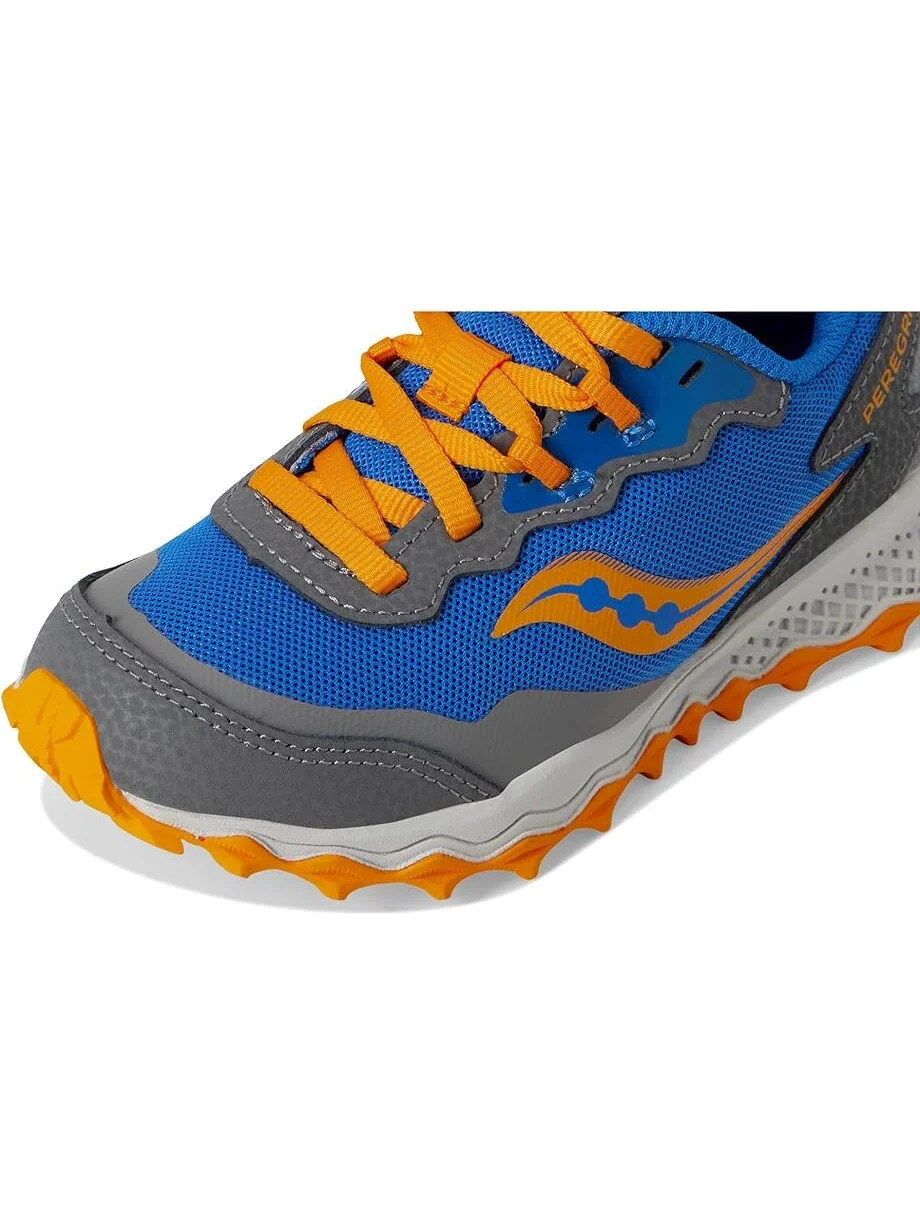 Кроссовки Saucony Kids Peregrine Shield KDZ Sneakers — изображение 6 из 7, синий/оранжевый