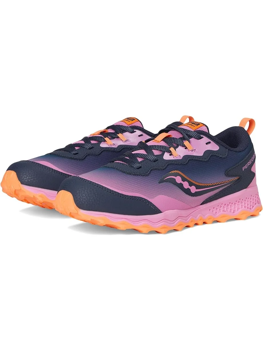 Детские кроссовки Saucony Peregrine Shield Kdz (little kid/big kid) Saucony Kids — изображение 1 из 7, темно-синий/розовый