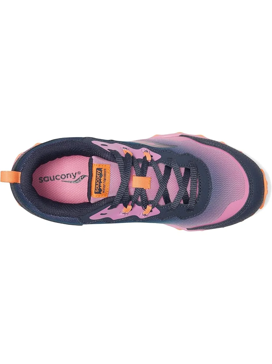 Детские кроссовки Saucony Peregrine Shield Kdz (little kid/big kid) Saucony Kids — изображение 2 из 7, темно-синий/розовый