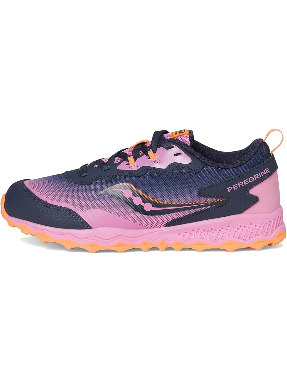 Детские кроссовки Saucony Peregrine Shield Kdz (little kid/big kid) Saucony Kids — изображение 4 из 7, темно-синий/розовый