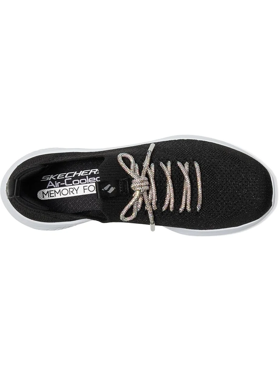 Кроссовки SKECHERS KIDS Ultra Flex 3.0 - Blinged Out 303839L — изображение 2 из 7, черный
