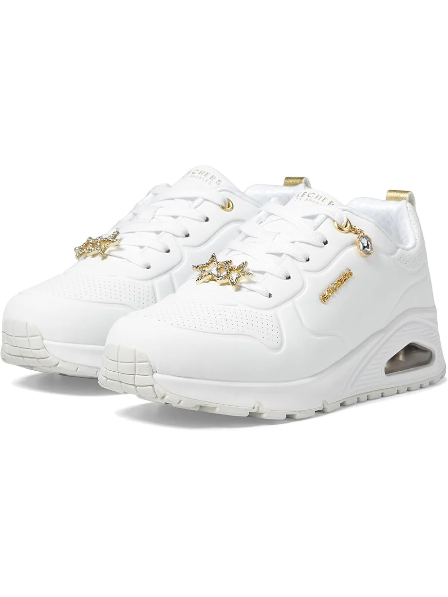 Кроссовки SKECHERS KIDS Uno Gen1 31562L — изображение 1 из 6, белый/золотистый