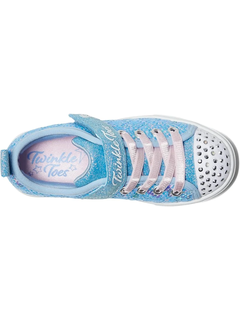 Кроссовки SKECHERS KIDS Twinkle Sparks - Sequin Party — изображение 2 из 6, светлый синий/мульти