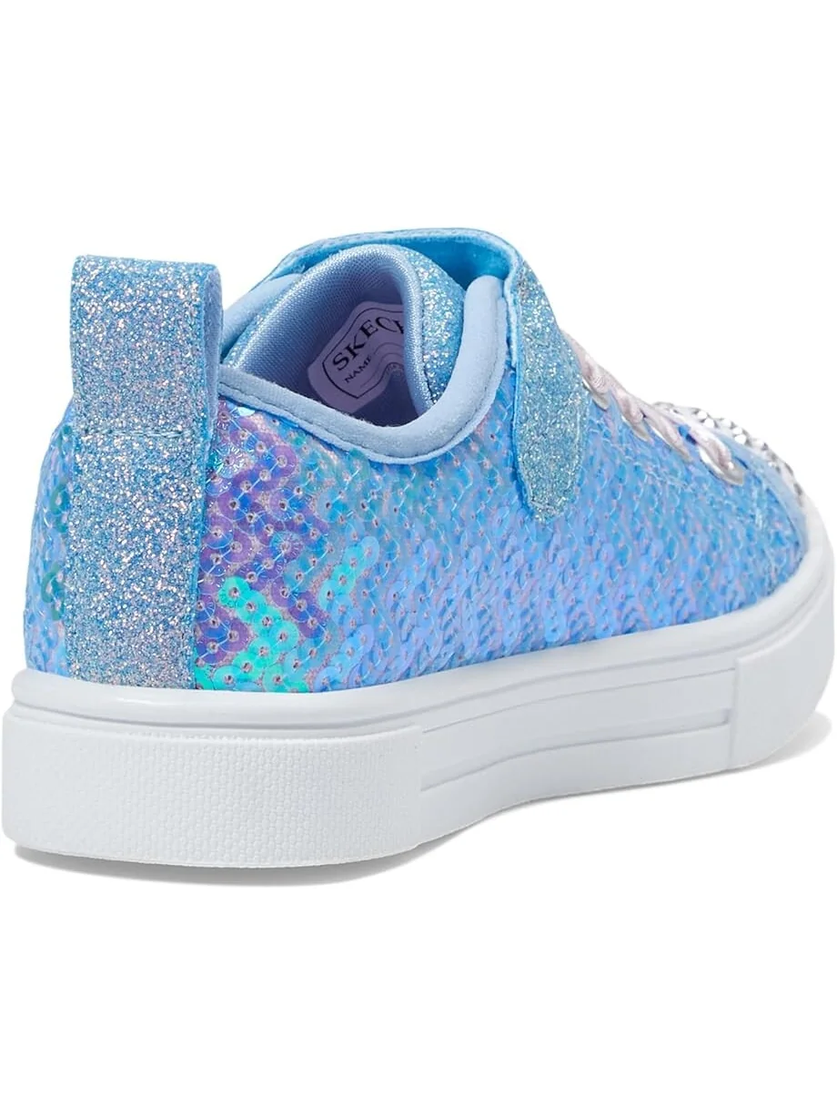 Кроссовки SKECHERS KIDS Twinkle Sparks - Sequin Party — изображение 5 из 6, светлый синий/мульти