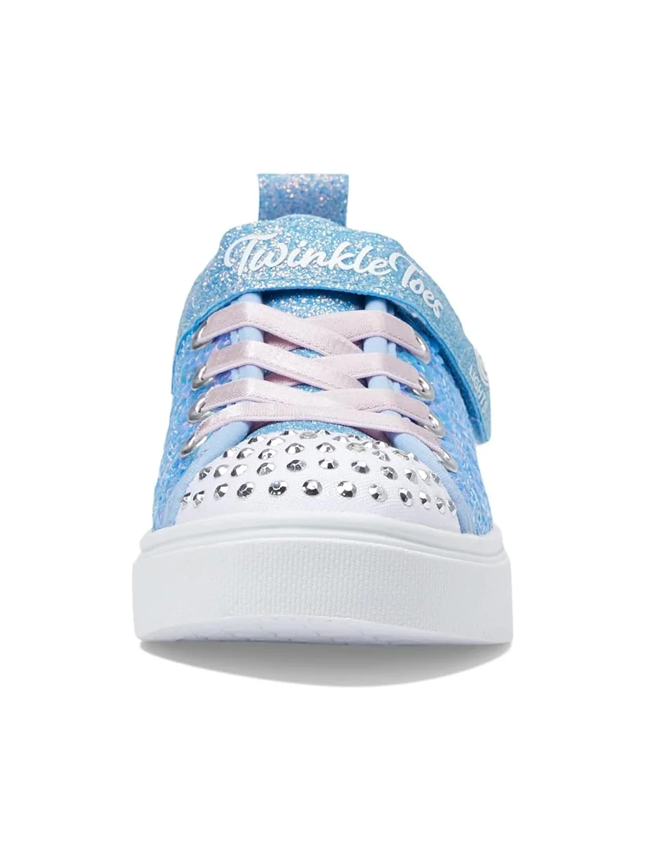 Кроссовки SKECHERS KIDS Twinkle Sparks - Sequin Party — изображение 6 из 6, светлый синий/мульти