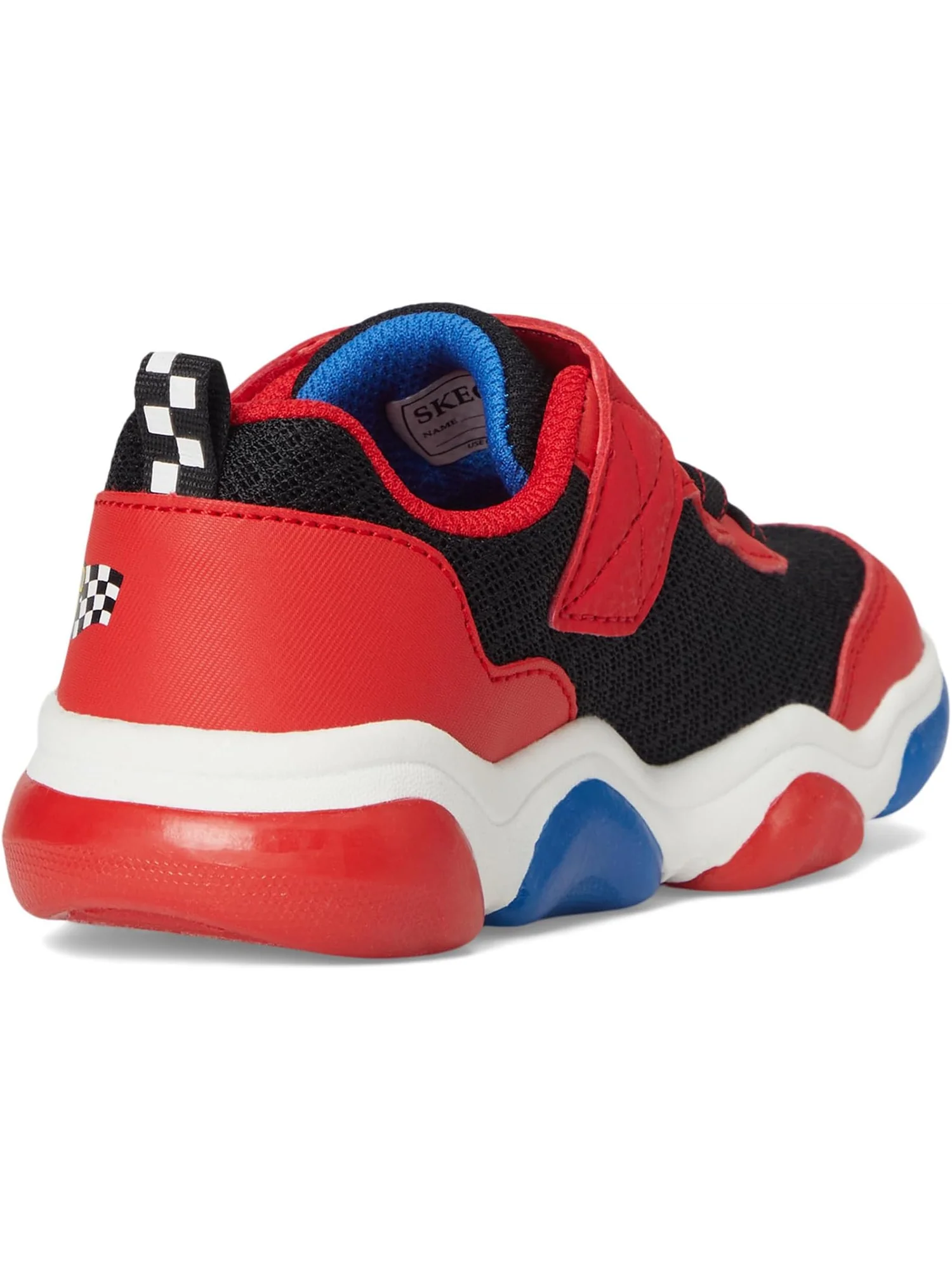 Кроссовки SKECHERS KIDS Mighty Glow 2.0 — изображение 5 из 7, красный/черный