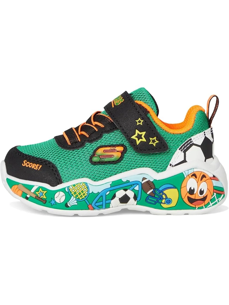 Кроссовки SKECHERS KIDS Play Scene 407312N — изображение 4 из 7, зеленый/мульти