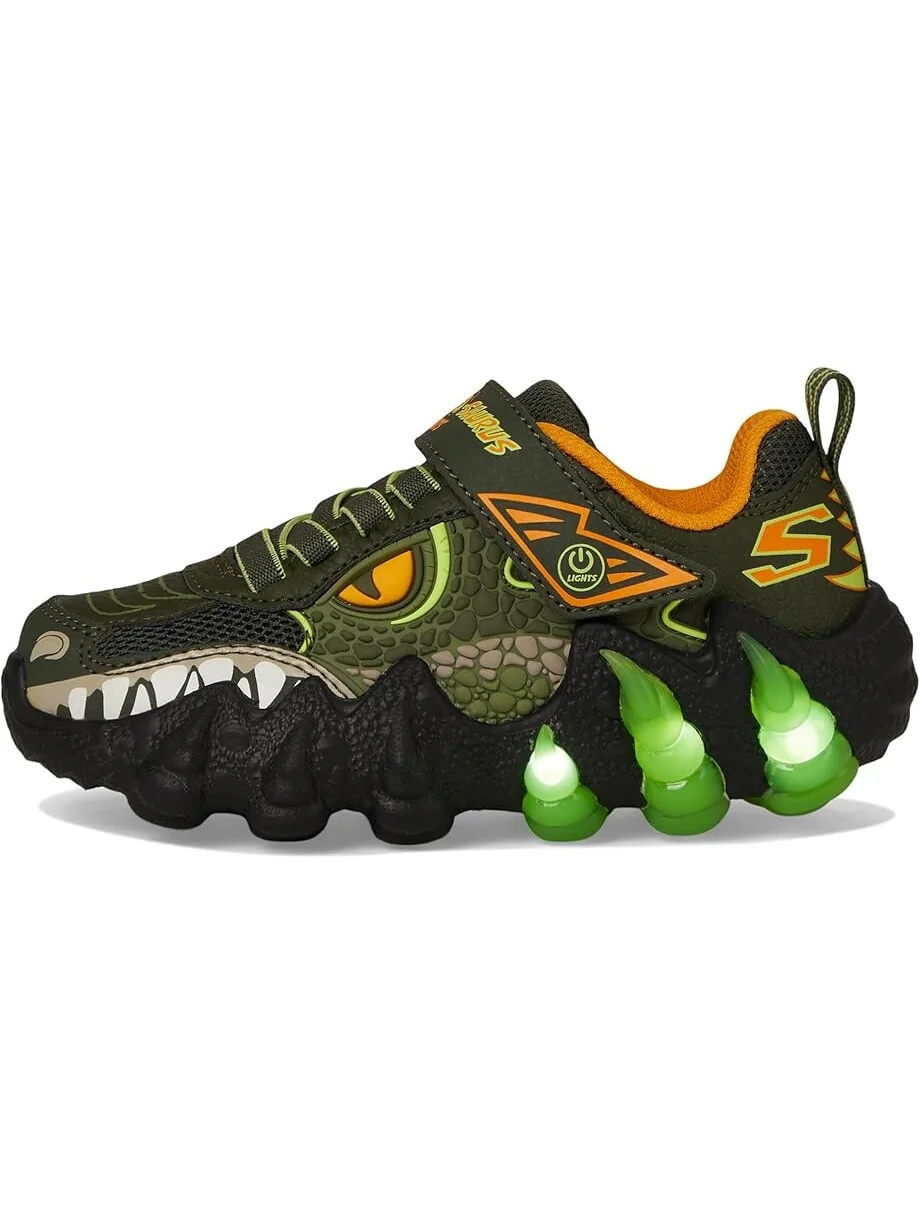 Кроссовки SKECHERS KIDS Skech-O-Saurus Lights 2.0 400121L — изображение 4 из 7, оливковый