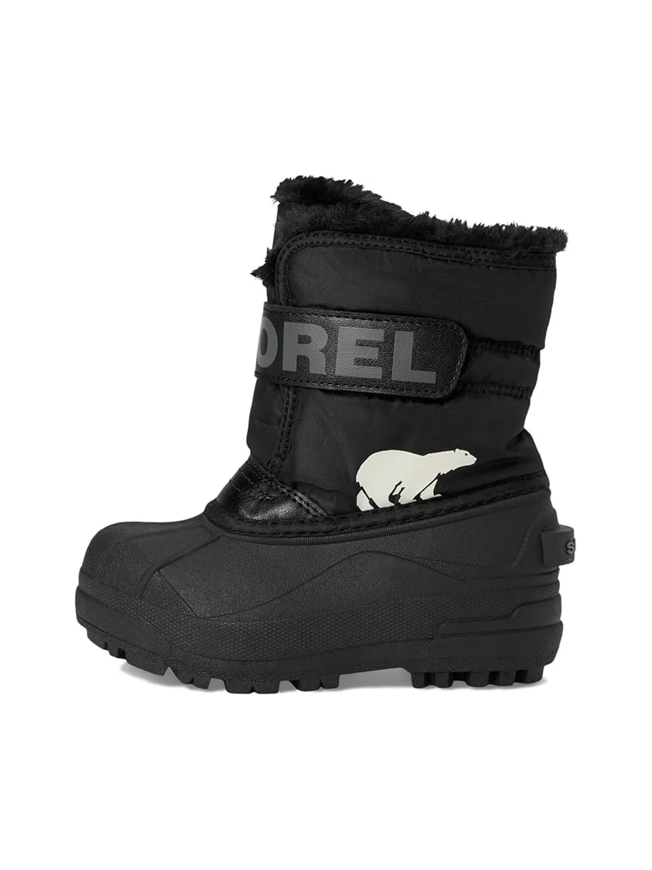 Ботинки SOREL Kids Childrens Snow Commander — изображение 4 из 7, черный/темно-серый
